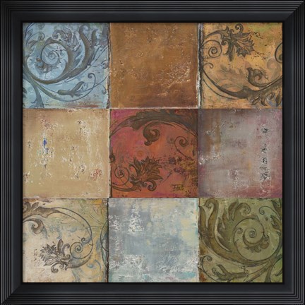 Framed Moroccan Patch II Print