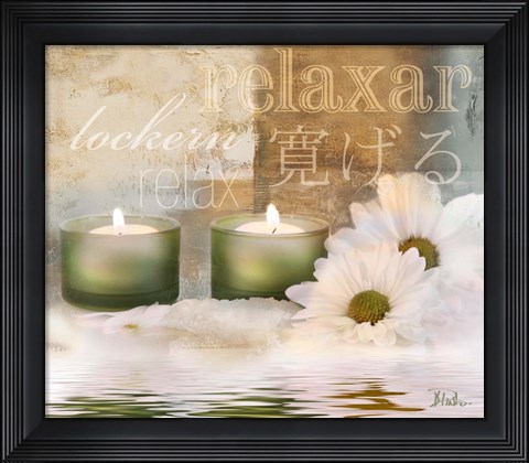 Framed Relaxation I Print