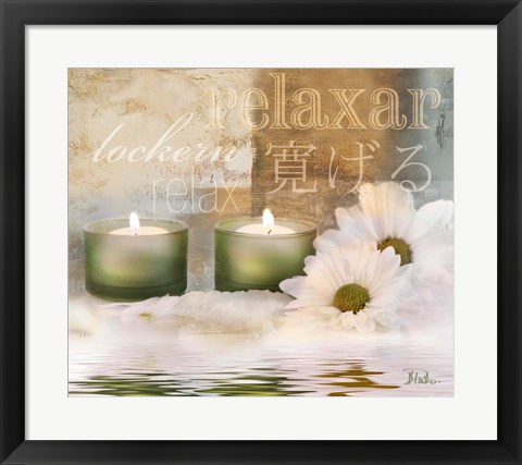 Framed Relaxation I Print