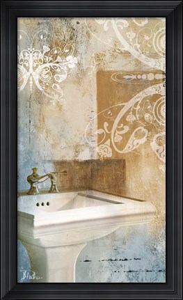 Framed Bathroom &amp; Ornaments II Print
