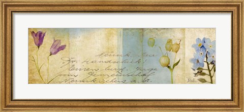 Framed Wildflower Panel II Print