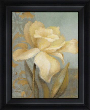 Framed Teal Radiance I Print