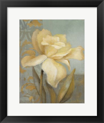 Framed Teal Radiance I Print