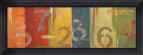 Framed Lucky Numbers I Print