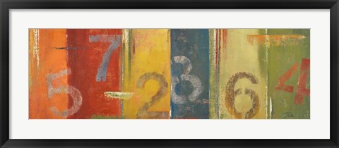 Framed Lucky Numbers I Print