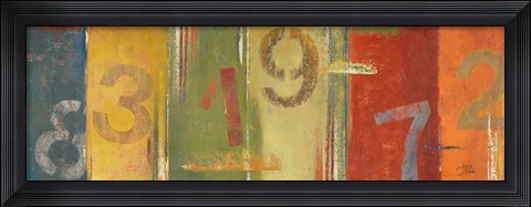 Framed Lucky Numbers II Print
