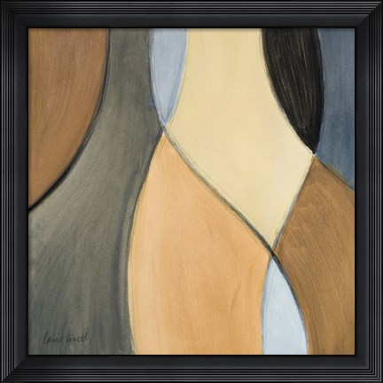 Framed Coalescence, Earthtones I Print
