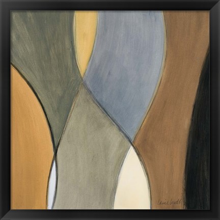 Framed Coalescence, Earthtones II Print