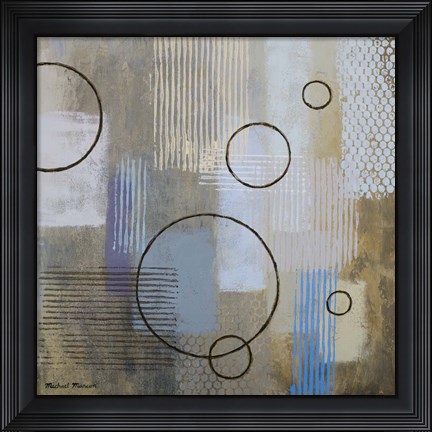 Framed Rain Abstract II Print
