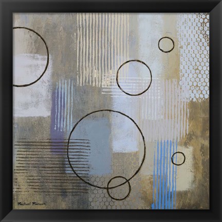 Framed Rain Abstract II Print