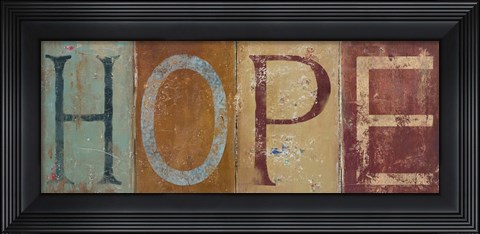 Framed HOPE Print