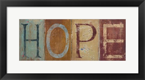 Framed HOPE Print