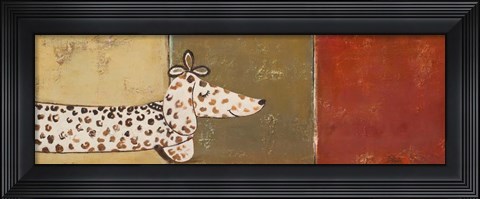 Framed Fashion Puppy II Print