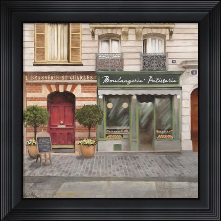 Framed French Store I Print