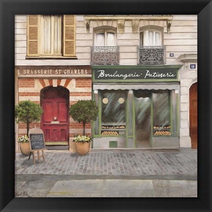 Framed French Store I Print