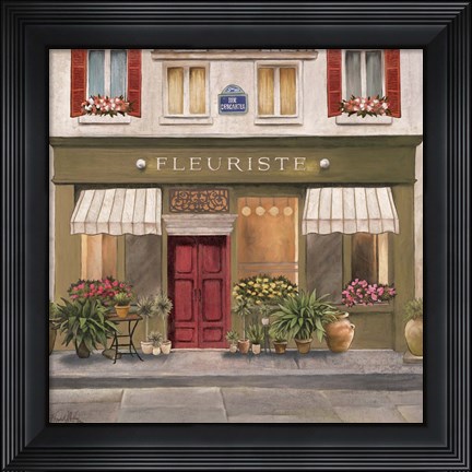 Framed French Store II Print