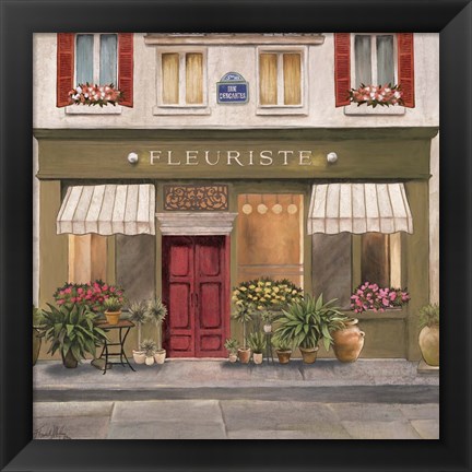 Framed French Store II Print
