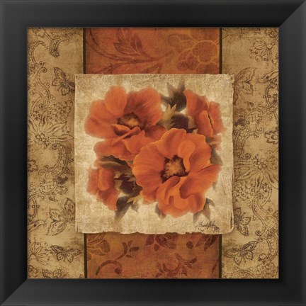 Framed Spice Flower II Print