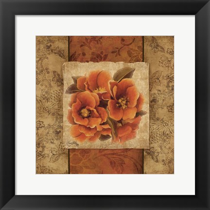 Framed Spice Flower I Print