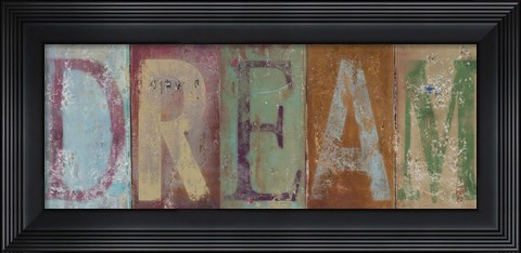 Framed DREAM Print