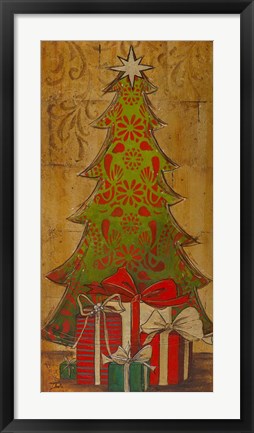 Framed Christmas Tree I Print