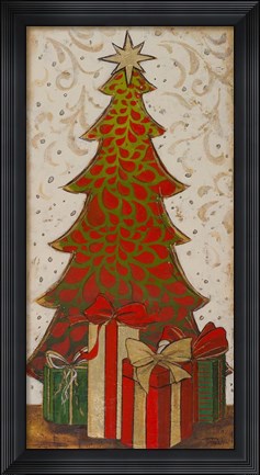 Framed Christmas Tree II Print