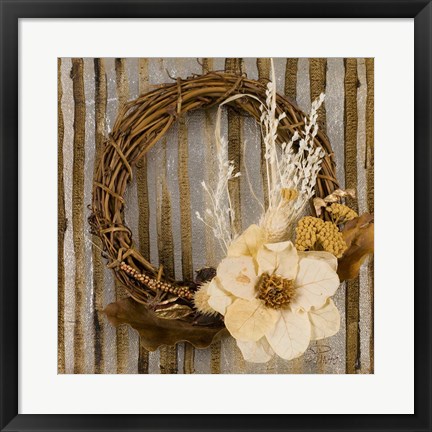 Framed Wreath II Print