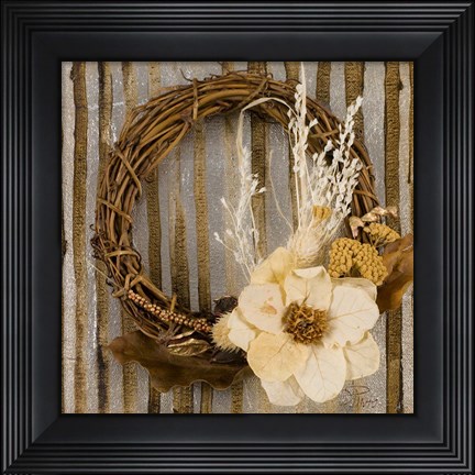 Framed Wreath II Print