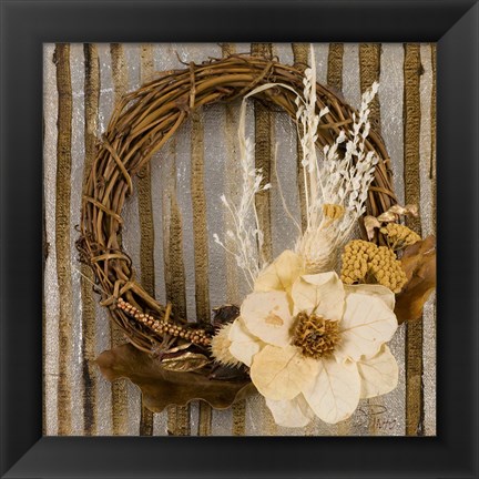 Framed Wreath II Print