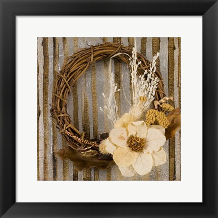 Framed Wreath II Print