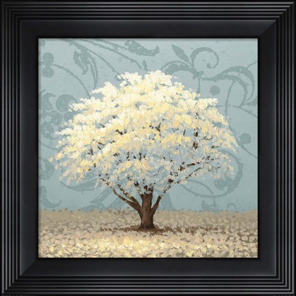 Framed Blue Radiance I Print