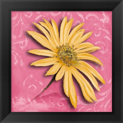 Framed Blooming Daisy II Print