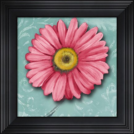 Framed Blooming Daisy IV Print