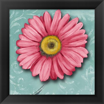 Framed Blooming Daisy IV Print