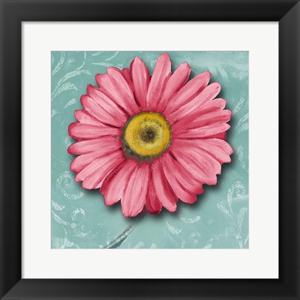 Framed Blooming Daisy IV Print