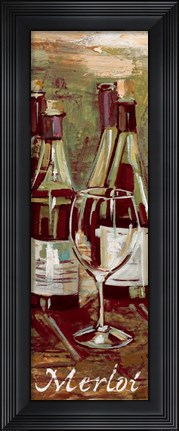 Framed Merlot Print