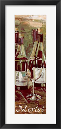 Framed Merlot Print