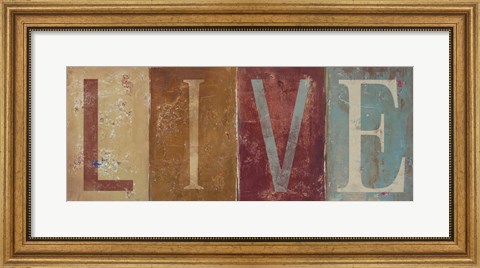Framed LIVE Print