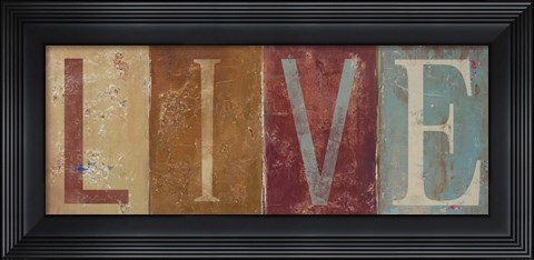 Framed LIVE Print