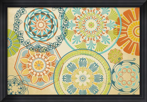 Framed Spirographics Print