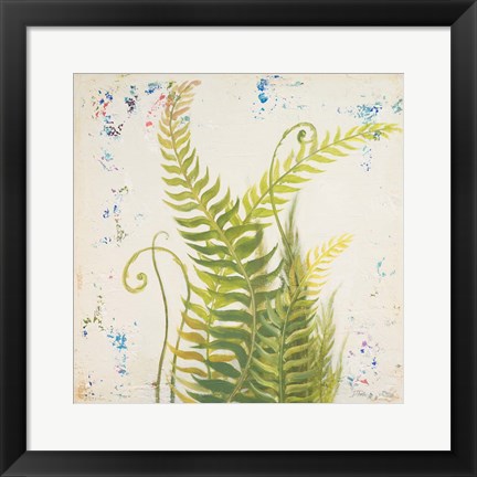 Framed Nice Ferns I Print