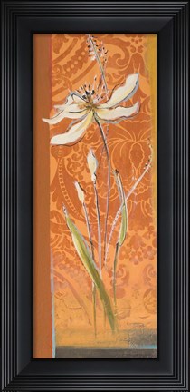 Framed Fancy Floral II Print