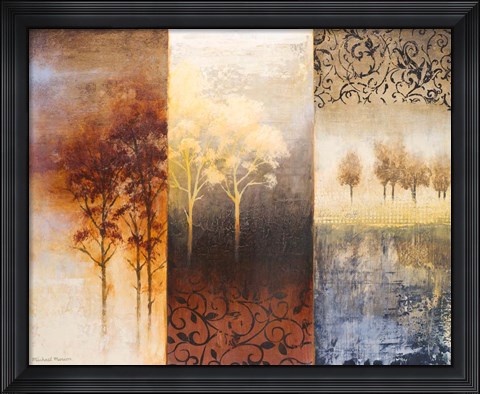 Framed Lost in Trees I Print