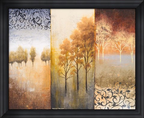 Framed Lost in Trees II Print