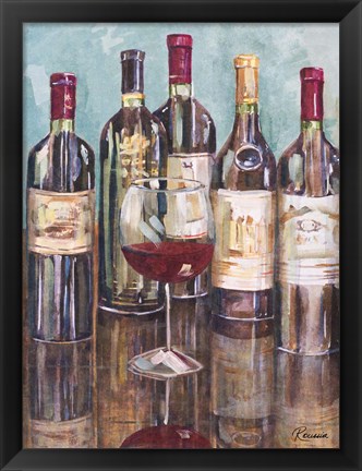 Framed Wine Tasting I Print