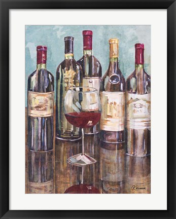 Framed Wine Tasting I Print