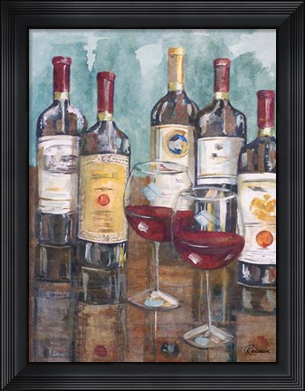 Framed Wine Tasting II Print