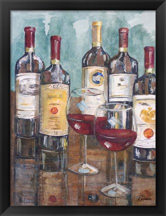 Framed Wine Tasting II Print