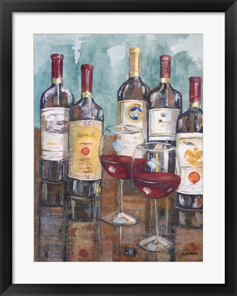 Framed Wine Tasting II Print