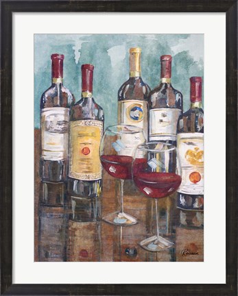 Framed Wine Tasting II Print